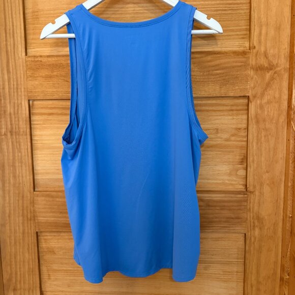 Lilly Pulitzer Luexletic Blue Meryl Nylon Athletic Tank Top Women's size XXL - Picture 4 of 5